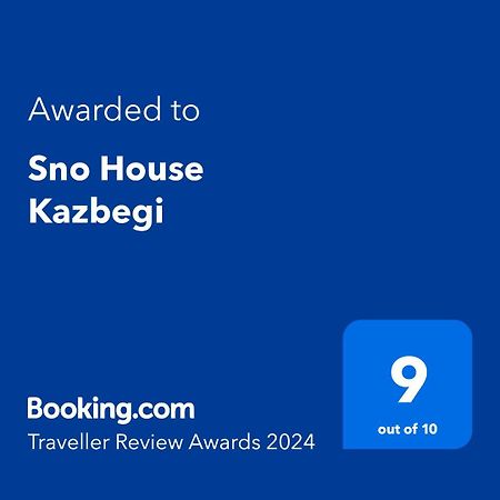 Sno House Kazbegi Hotel Buitenkant foto